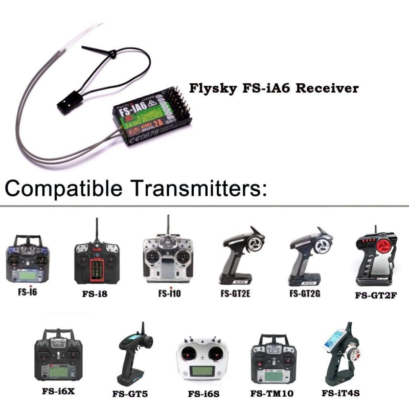 Flysky FS-IA6 Receiver 6CH Dua - đánh giá và giá Fpv Drone Antenna