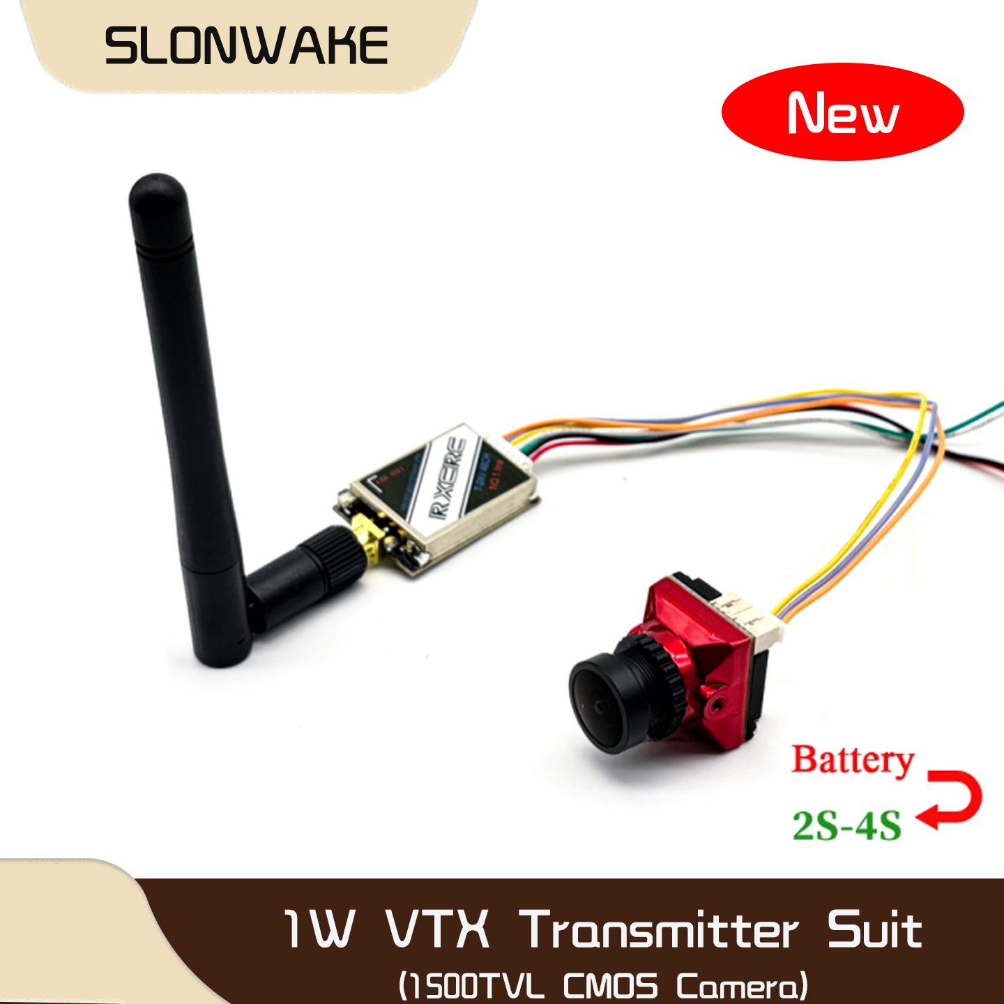 SLONWAKE  5.8G 48CH 1W VTX 100 - đánh giá và giá Fpv Drone Camera