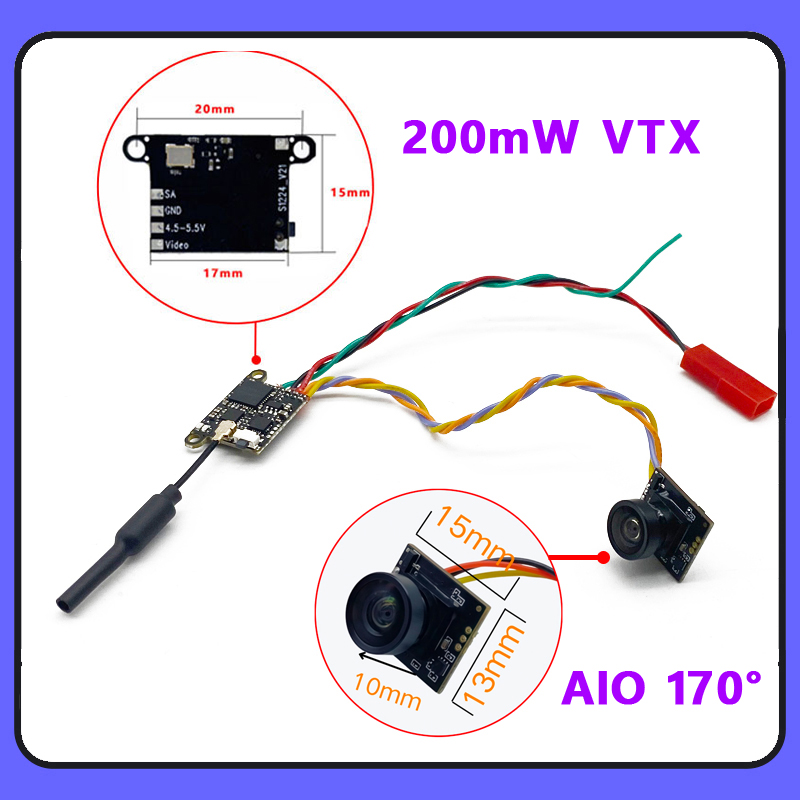 SLONWAKE 5.8G 1200TVL FPV Came - đánh giá và giá Fpv Drone Vtx