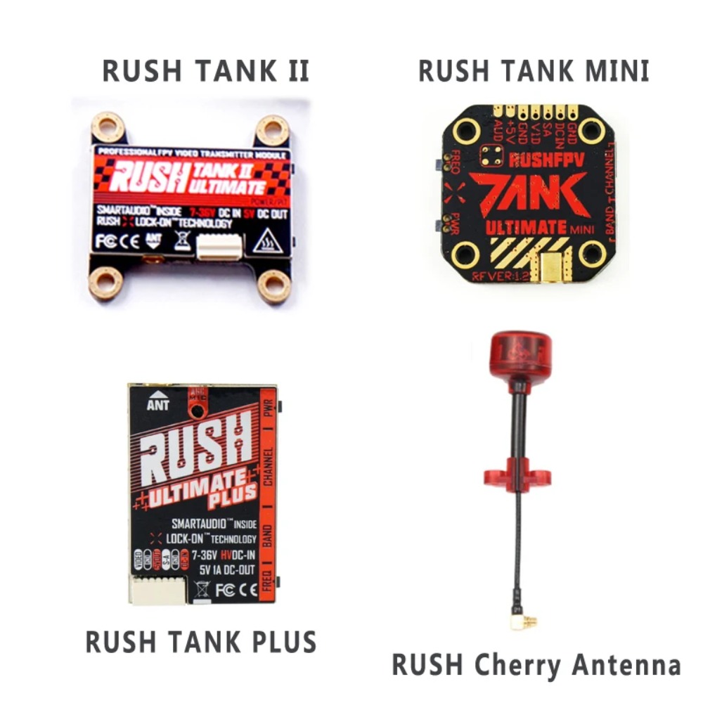RUSH TANK Ultimate II/Mini/PLU - đánh giá và giá Fpv Drone Transmitter
