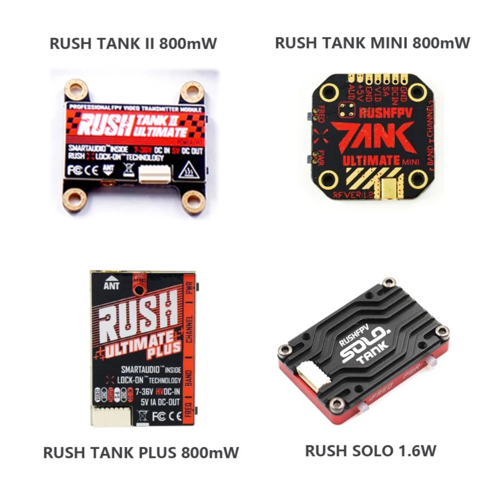 RUSH TANK Ultimate II/Mini/PLU - đánh giá và giá Fpv Drone Transmitter