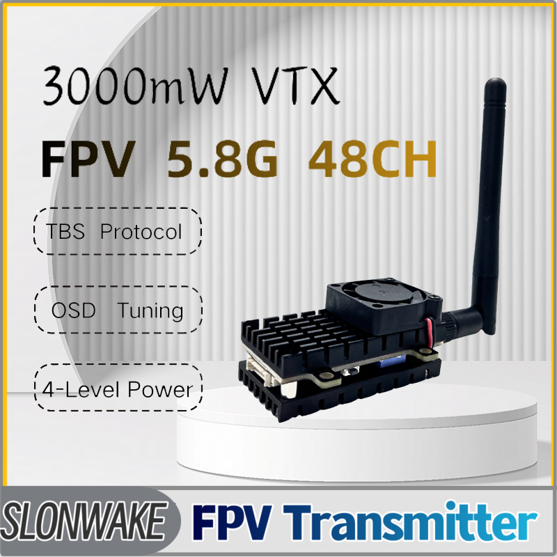 SLONWAKE 5.8G 3000mW Simulatio - đánh giá và giá Fpv Drone Transmitter
